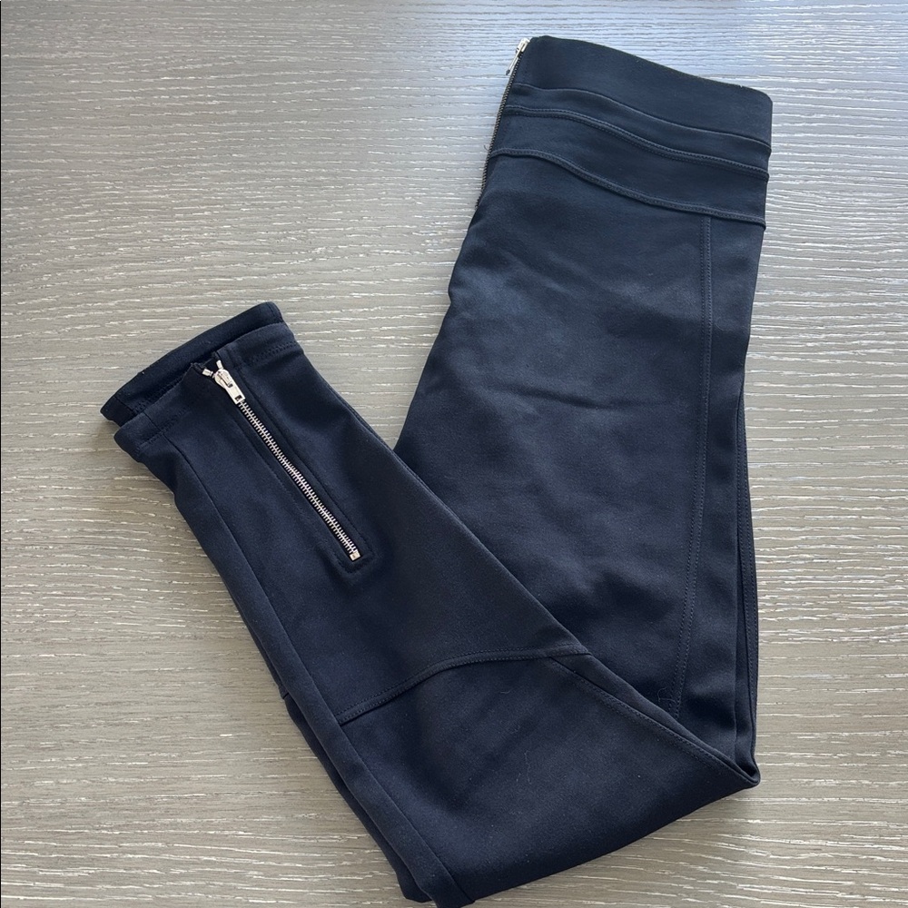 Givenchy Black Leggings with Zipper Detail